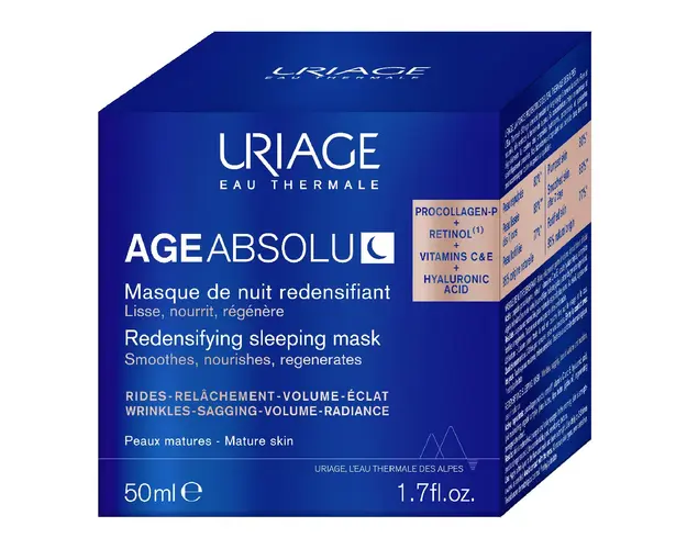 Masca regeneranta de noapte Pro Colagen Age Absolu, 50 ml, Uriage