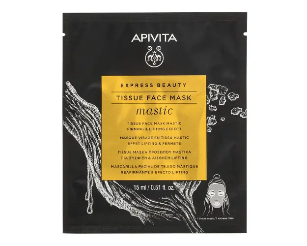 Masca servetel Mastic Lifting Express, 15 ml, Apivita
