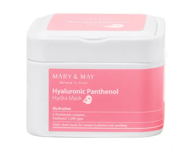 Masca tip servetel Hyaluronic Panthenol Hydra, 30 bucati, Mary and May