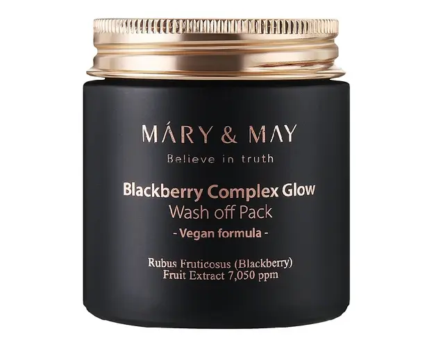 Masca tip wash-off cu extract de mure, 125g, Mary and May
