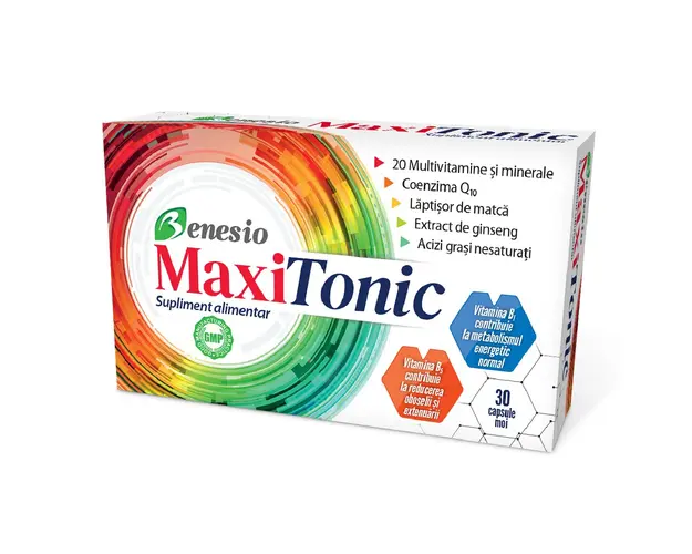 MaxiTonic, 30 capsule moi, Benesio 