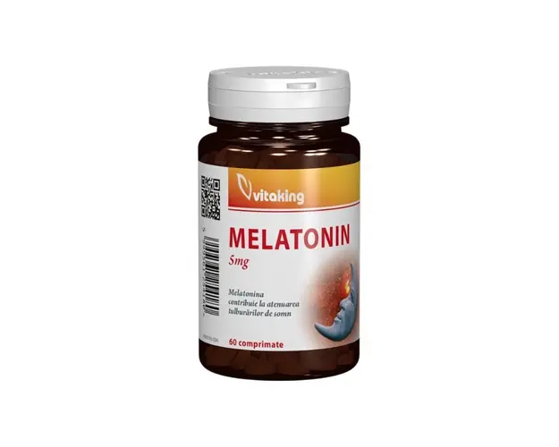 Melatonina 5mg, 60 comprimate, Vitaking