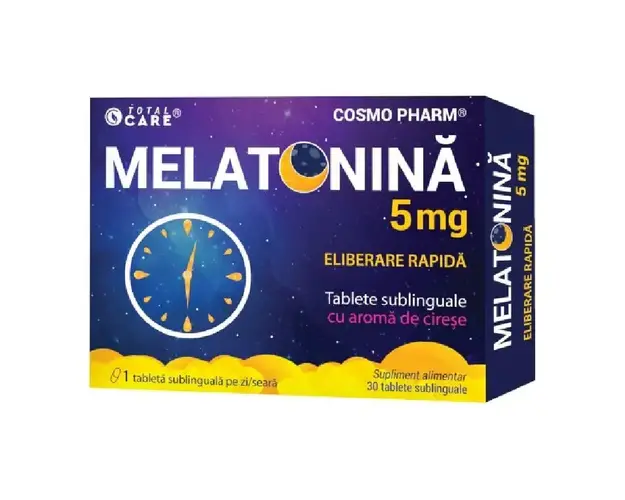 Melatonina 5 Mg Fast Release, 30 tablete, Cosmo Pharm