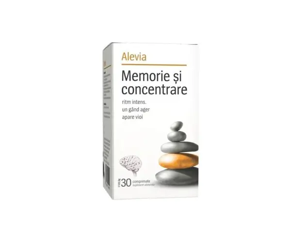 Memorie si concentrare, 30 comprimate, Alevia