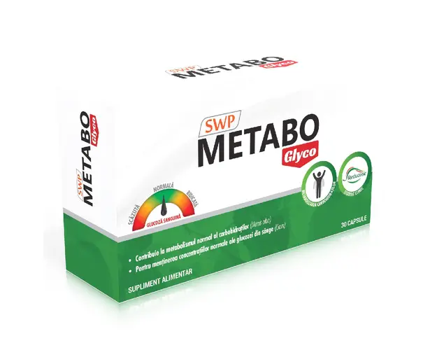 Metabo Glyco, 30 capsule, Sun Wave Pharma