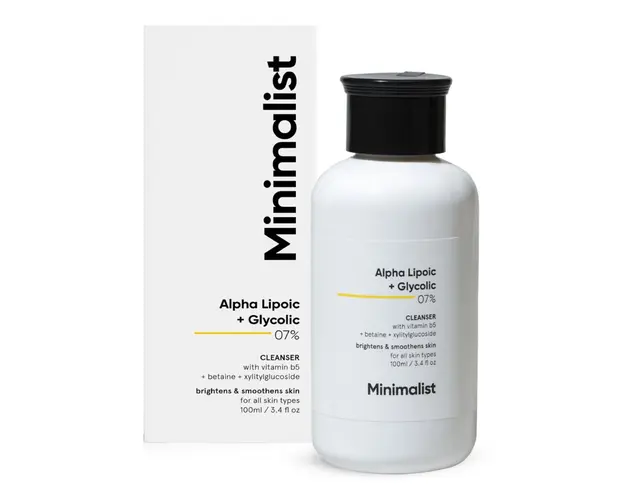 Cleanser cu Alpha Lipoic+Glycolic 07%, 100ml, Minimalist 