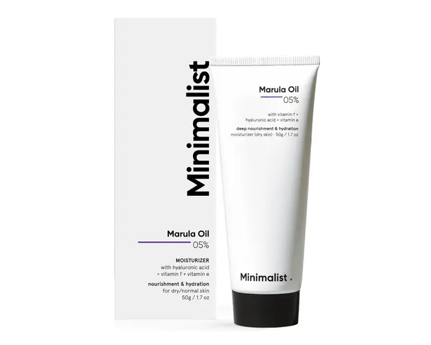 Crema hidratanta de zi cu 5% ulei de Marula, 50 g, Minimalist