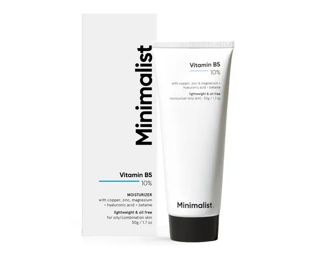 Crema hidratanta de zi 10% Vitamin B5, 50 g, Minimalist