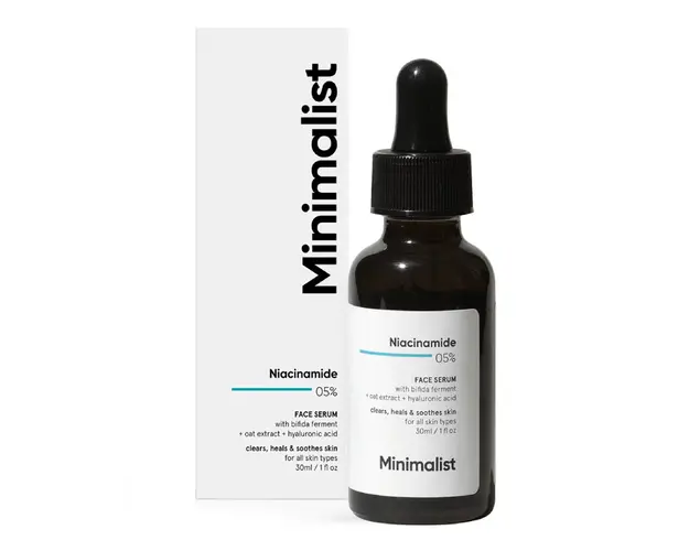 Ser 05% niamicide pentru ten uscat si sensibil, 30ml, Minimalist 