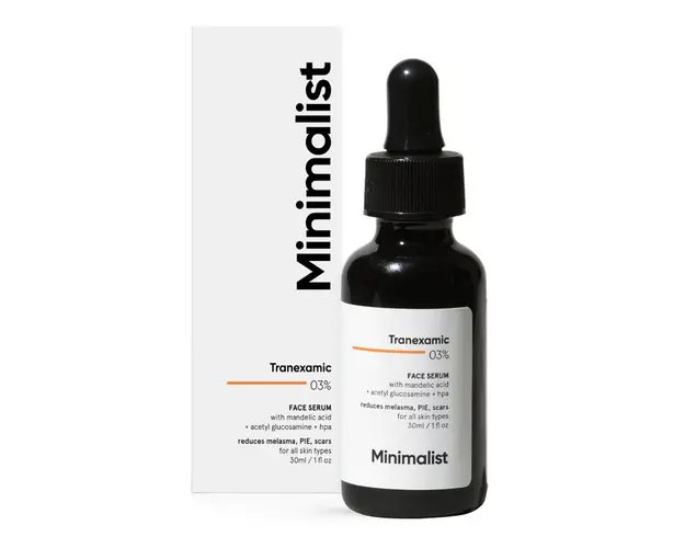 Ser pentru pete pigmentare cu acid Tranexamic 03%, 30ml, Minimalist 