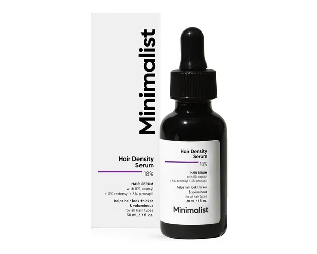 Ser pentru cresterea parului Hair Density 18%, 30ml, Minimalist 