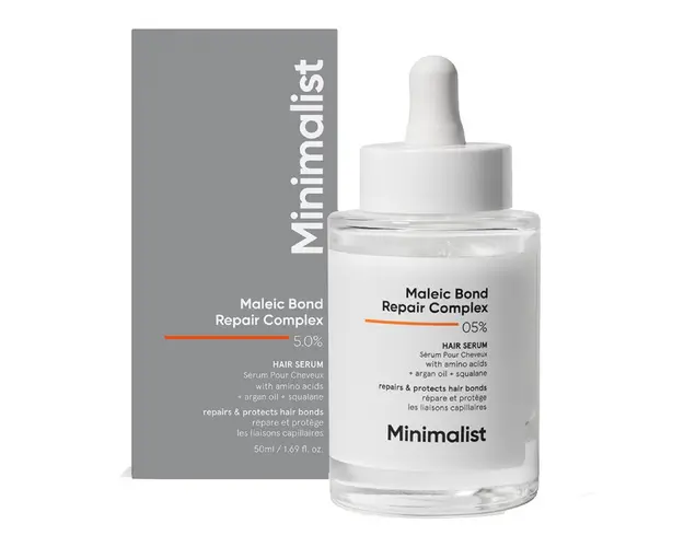Ser reparator pentru par deteriorat Maleic Bond Repair Complex 05%, 50ml, Minimalist 
