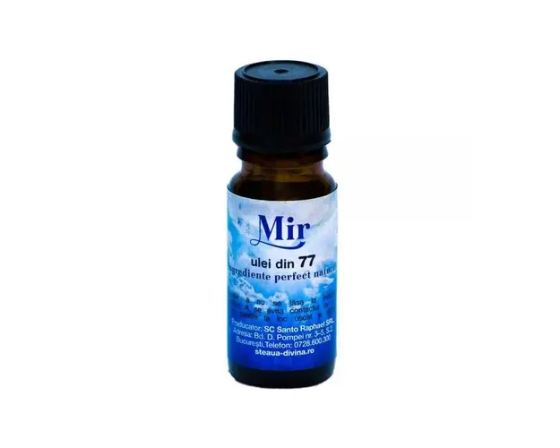 Mir, ulei din 77 ingrediente naturale, 10 ml, Steaua Divina
