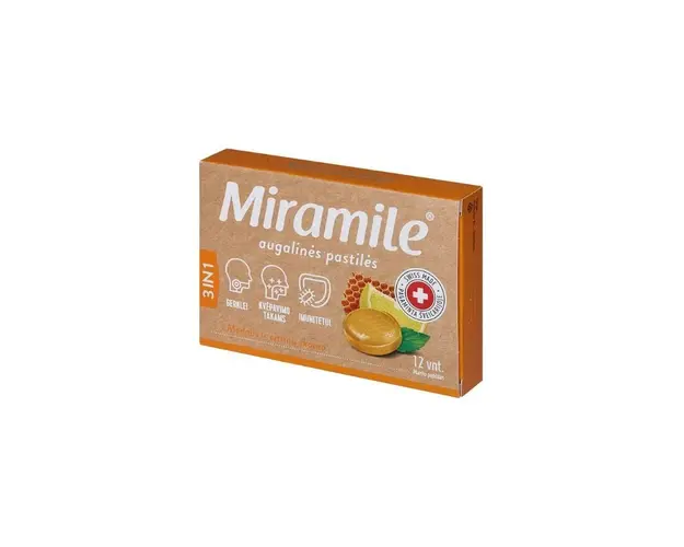 Miramile miere si lamaie, 12 tablete, Valentis