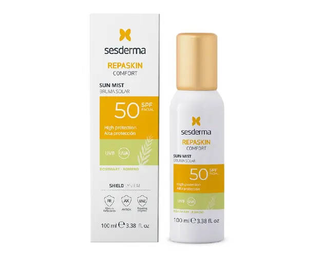 Mist cu protectie solara SPF50, Comfort Repaskin Rosemary, 100 ml, Sesderma
