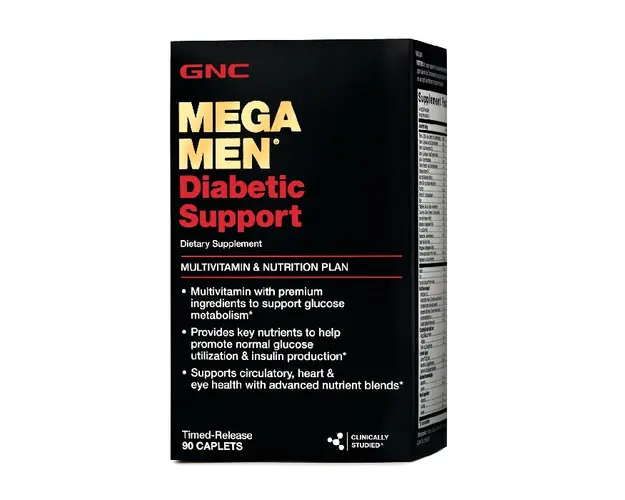 Multivitamine pentru barbati Diabetic Support Mega Mega Men, 90 tablete, GNC