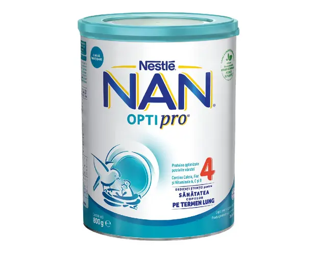 Formula de lapte Nan 4 Optipro, +2 ani, 800 g, Nestle