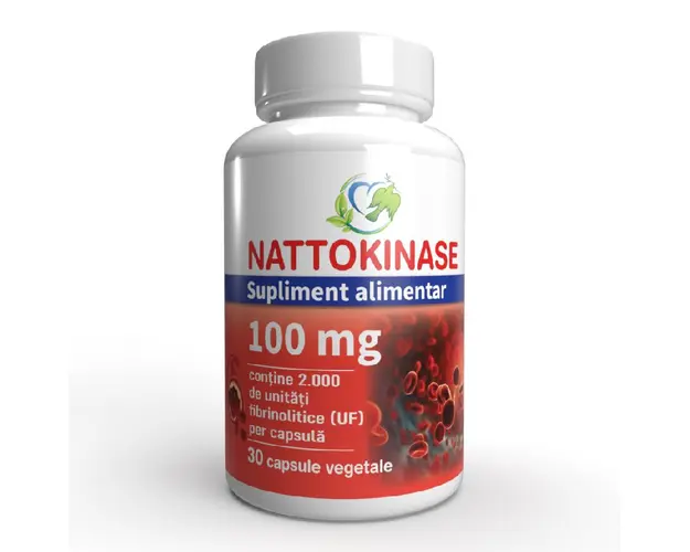 Nattokinase 100 mg, 30 capsule vegetale, Justin Pharma