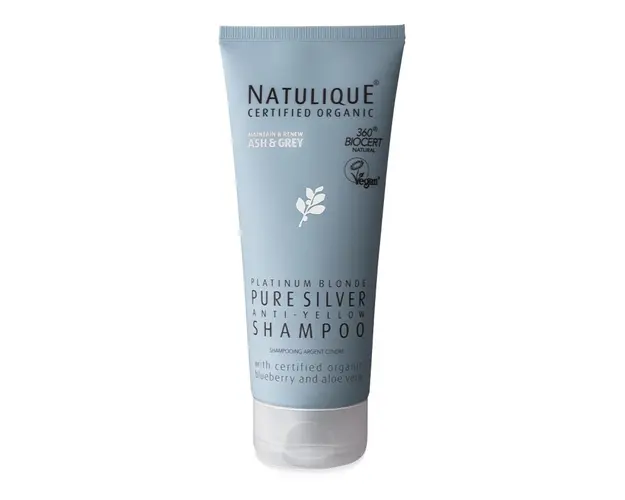 Sampon pentru par blond Platinum Blonde Pure Silver, 200 ml, Natulique