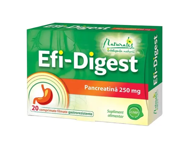 Efi-Digest, 20 comprimate, Naturalis 