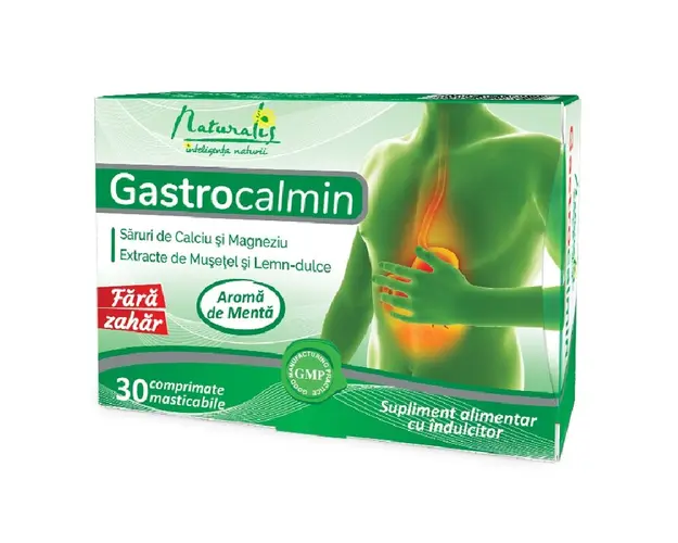 Gastrocalmin, 30 comprimate, Naturalis