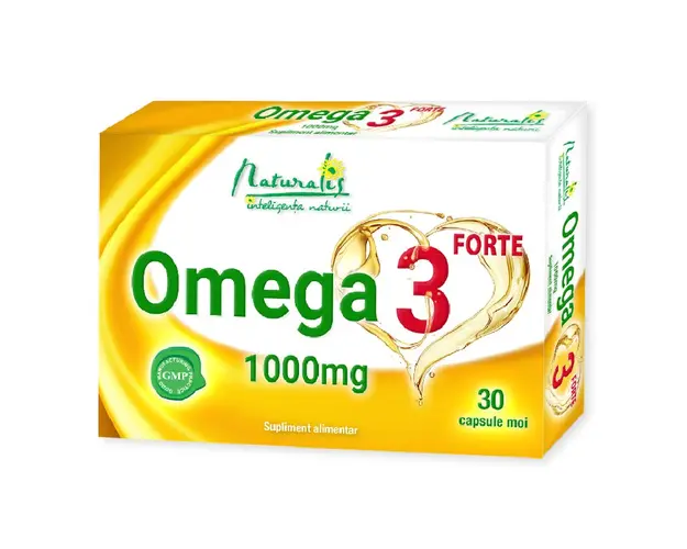 Omega 3 forte 1000mg, 30 capsule, Naturalis
