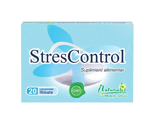 StresControl, 20 comprimate, Naturalis 