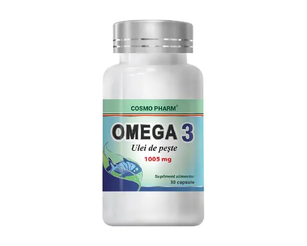 Omega 3 Ulei de peste 1005mg, 30 capsule, Cosmo Pharm
