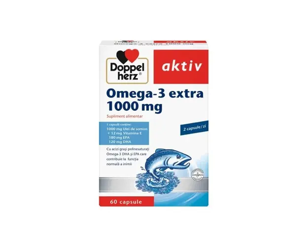 Omega 3 extra 1000 mg, 60 capsule, Doppelherz