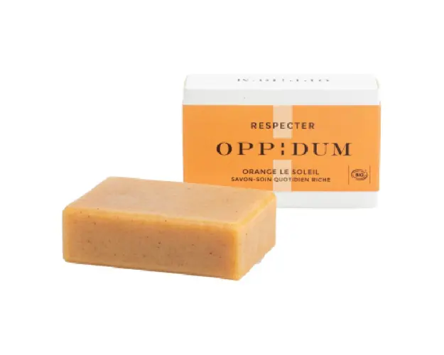 Sapun energizant pentru ingrijirea pielii, Orange Le Soleil, 100g, Oppidum 