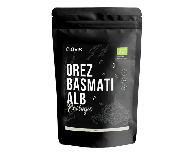 Orez Basmati Alb Ecologic Bio 500 g, Niavis