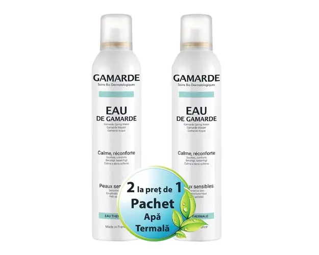 Pachet Apa termala, 2*250 ml, Gamarde