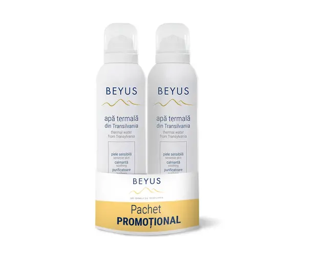 Pachet Apa termala din Transilvania, 2*150 ml, Beyus