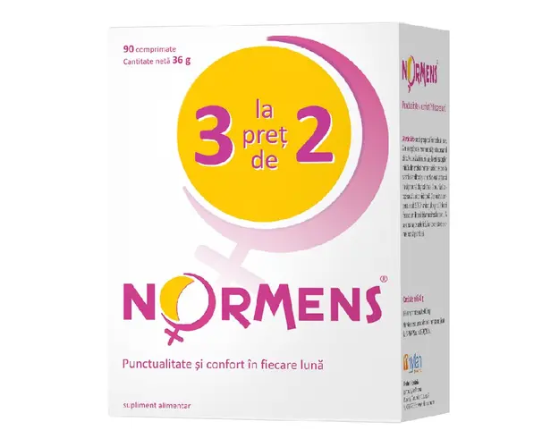 Pachet NorMens (2 + 1), 30 comprimate, Hyllan Pharma