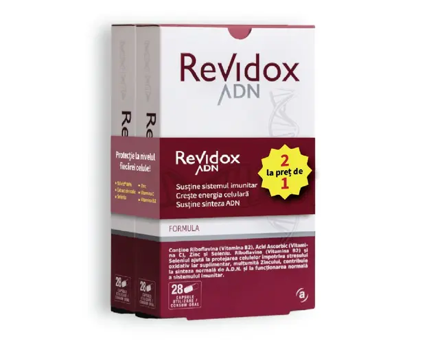 Pachet Revidox ADN, 28+28 capsule, Actafarma