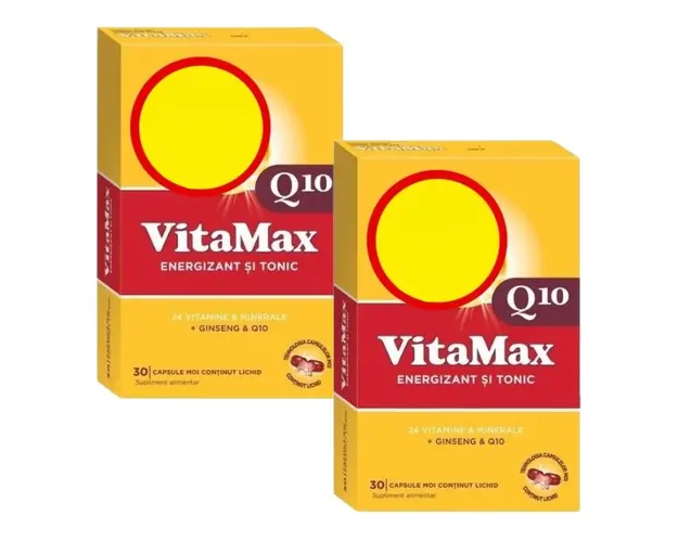 Pachet Vitamax Q10, 30 + 30 capsule, Perrigo