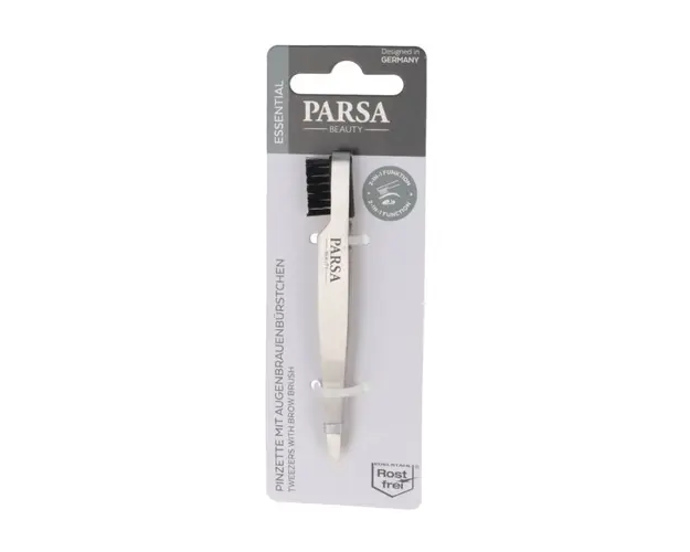 Penseta cu perie pentru sprancene 2 in 1, 1 bucata, Parsa