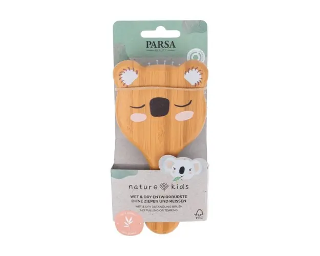 Perie de bambus cu print ursulet Koala, 1 bucata, Parsa