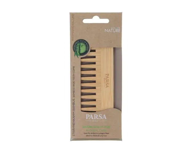 Pieptene din bambus pentru suvite, 1 bucata, Parsa