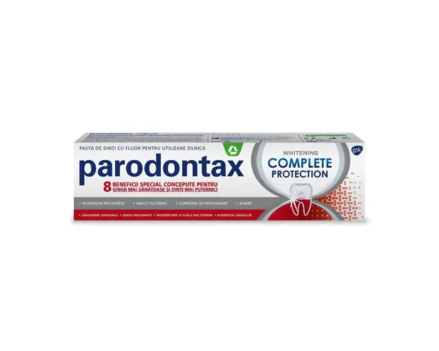 Pasta de dinti Complete Protection Whitening Parodontax, 75 ml, Gsk