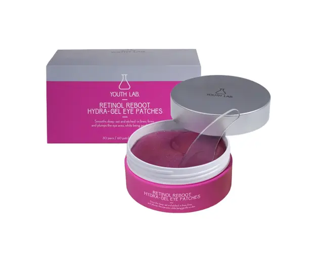 Patch-uri pentru zona ochilor Retinol Boost Hydragel, 30 perechi, Youth Lab