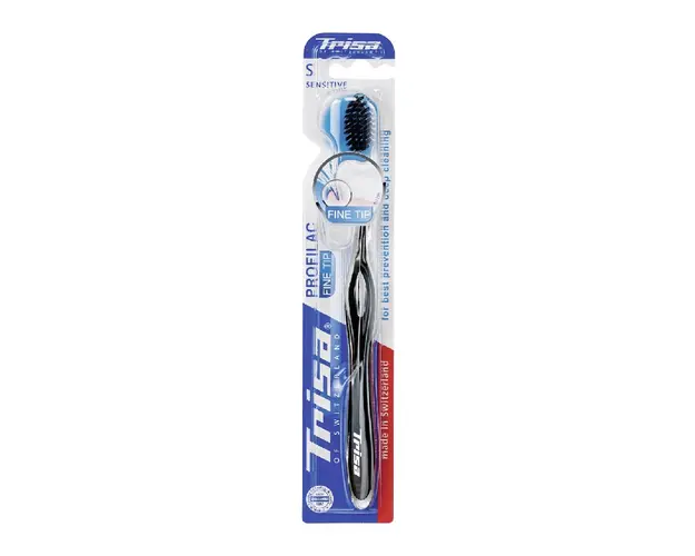 Periuta de dinti Profilac Fine Tip Sensitive cu capac de protectie, Trisa