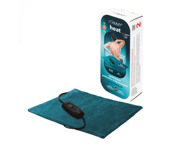 Perna cu incalzire electrica Verde Inchis, pentru spate si gat