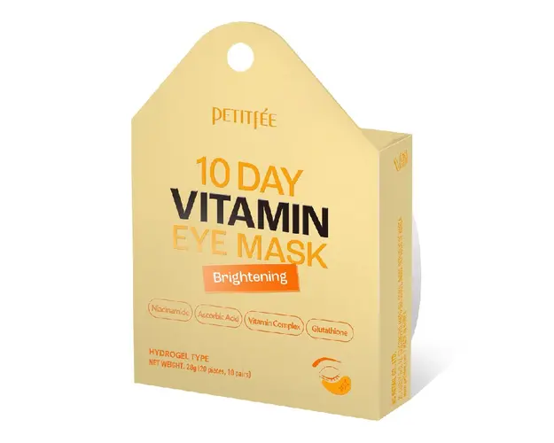 Plasturi de hidrogel pentru zona ochilor Vitamin Eye Mask, 20 bucati, Petitfee