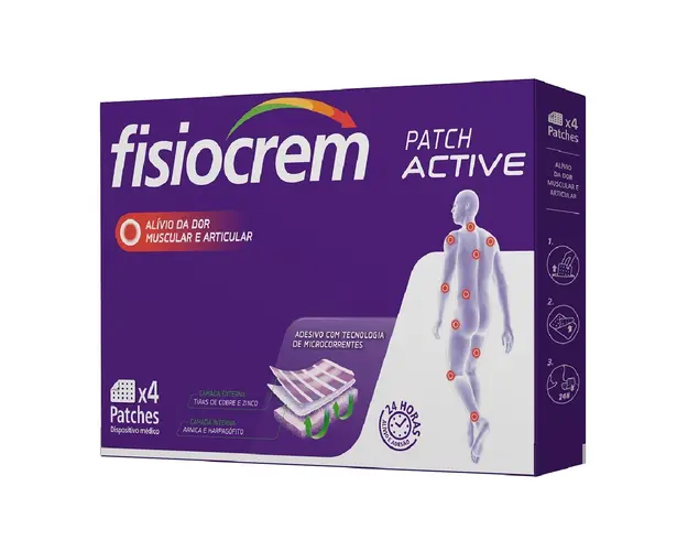 Plasturi Fisiocrem Active Patch, 4 bucati, Uriach