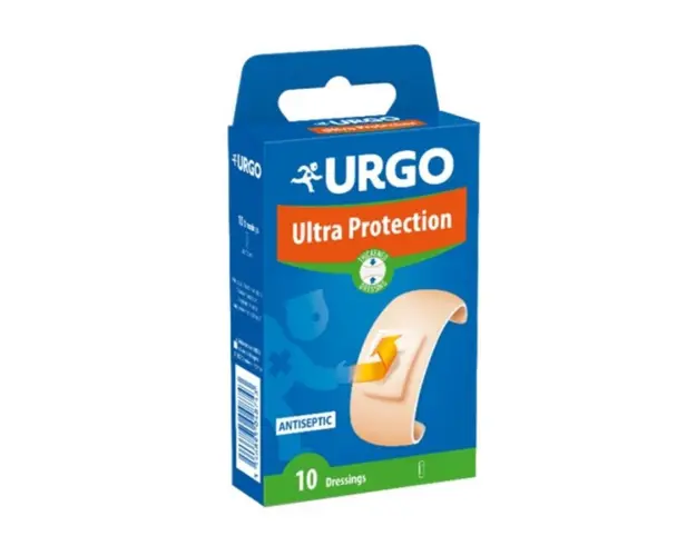 Plasturi pentru rani minore, 10 bucati, Urgo Ultra Protect