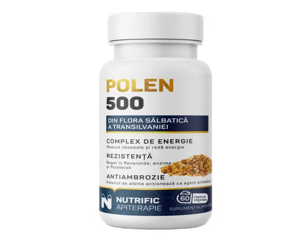 Polen 500mg, 60 capsule, Nutrific