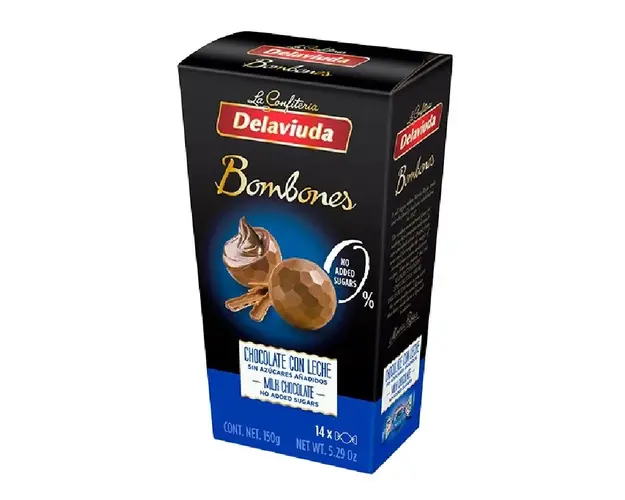 Praline ciocolata cu lapte, 150g, Delaviuda