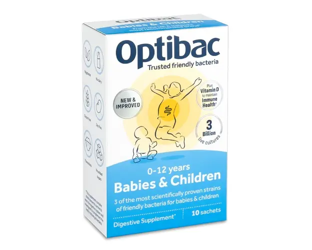 Probiotic pentru copii si sugari, 10 plicuri, Optibac