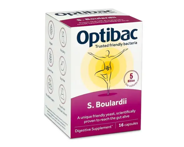 Probiotic Saccharomyces Boulardii, 16 capsule, OptiBac